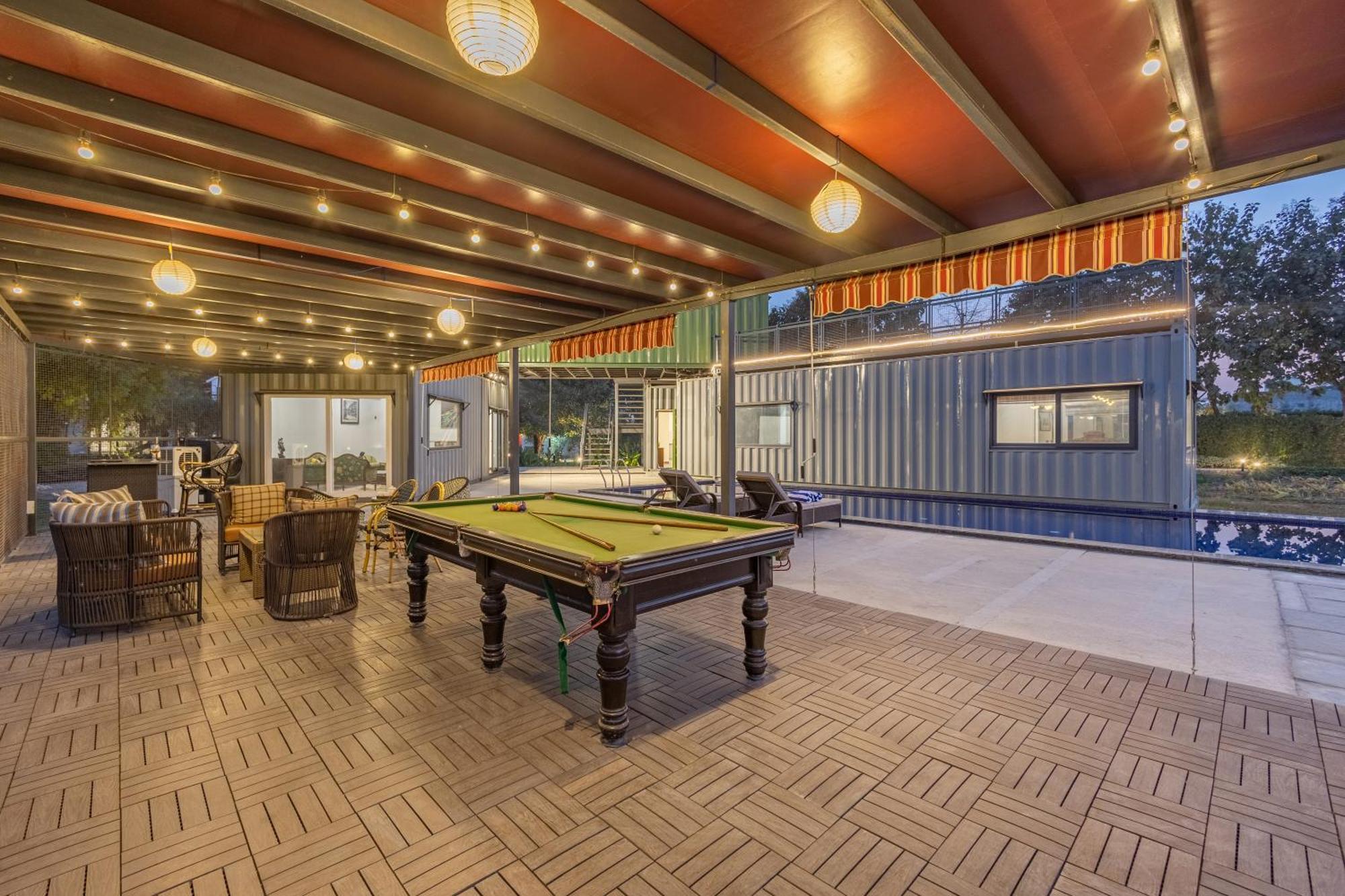 Elivaas Hidden Oasis 4Bhk With Pool, Mud House & Container House Villa Dhauj Exteriör bild