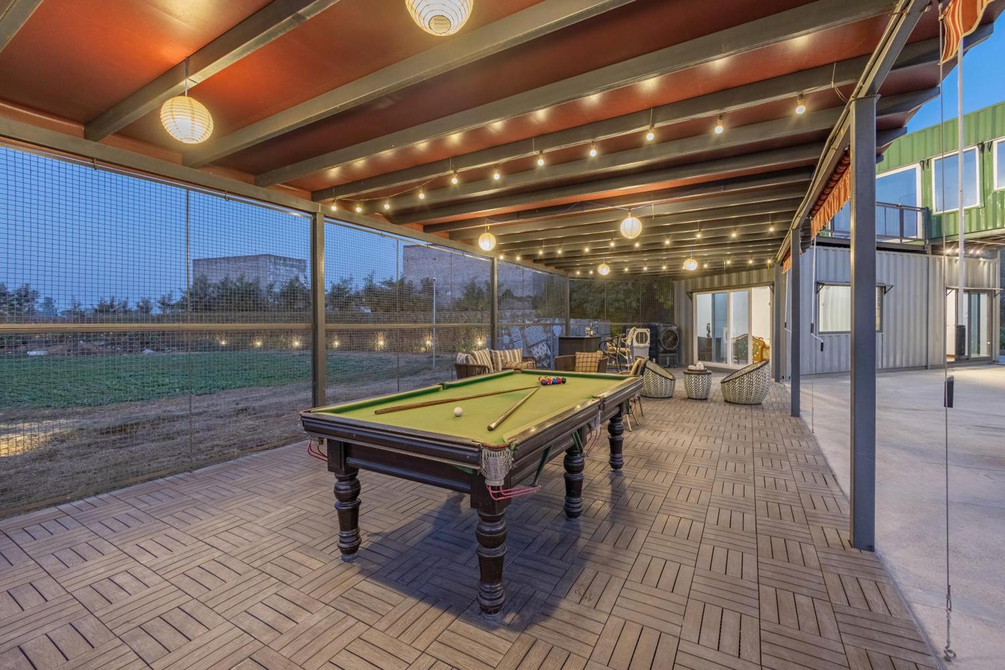 Elivaas Hidden Oasis 4Bhk With Pool, Mud House & Container House Villa Dhauj Exteriör bild